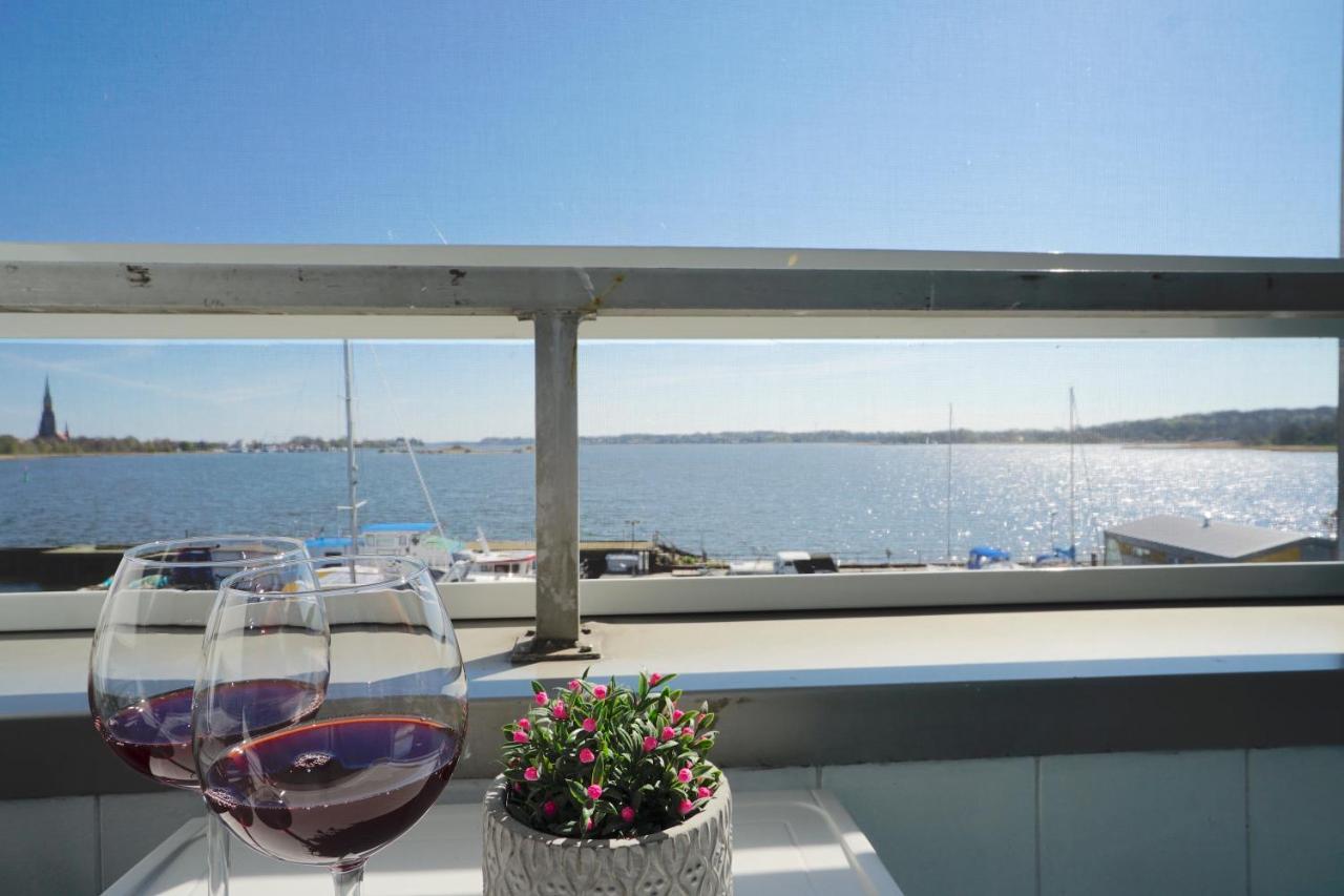 Ferienwohnung Schleiloge Mit Panoramablick Auf Die Schlei Σλέσβιχ Εξωτερικό φωτογραφία